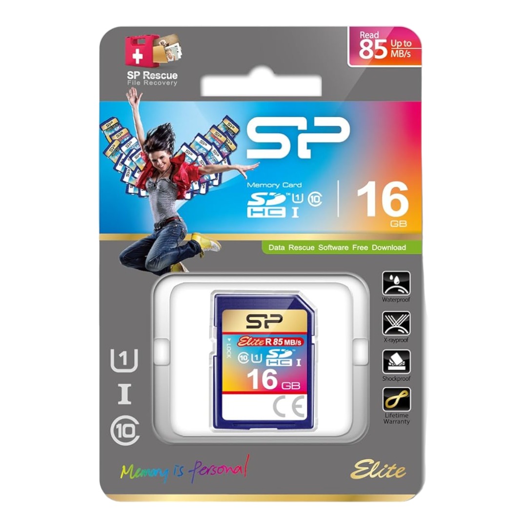 SP Elite SDHC Card 16 GB